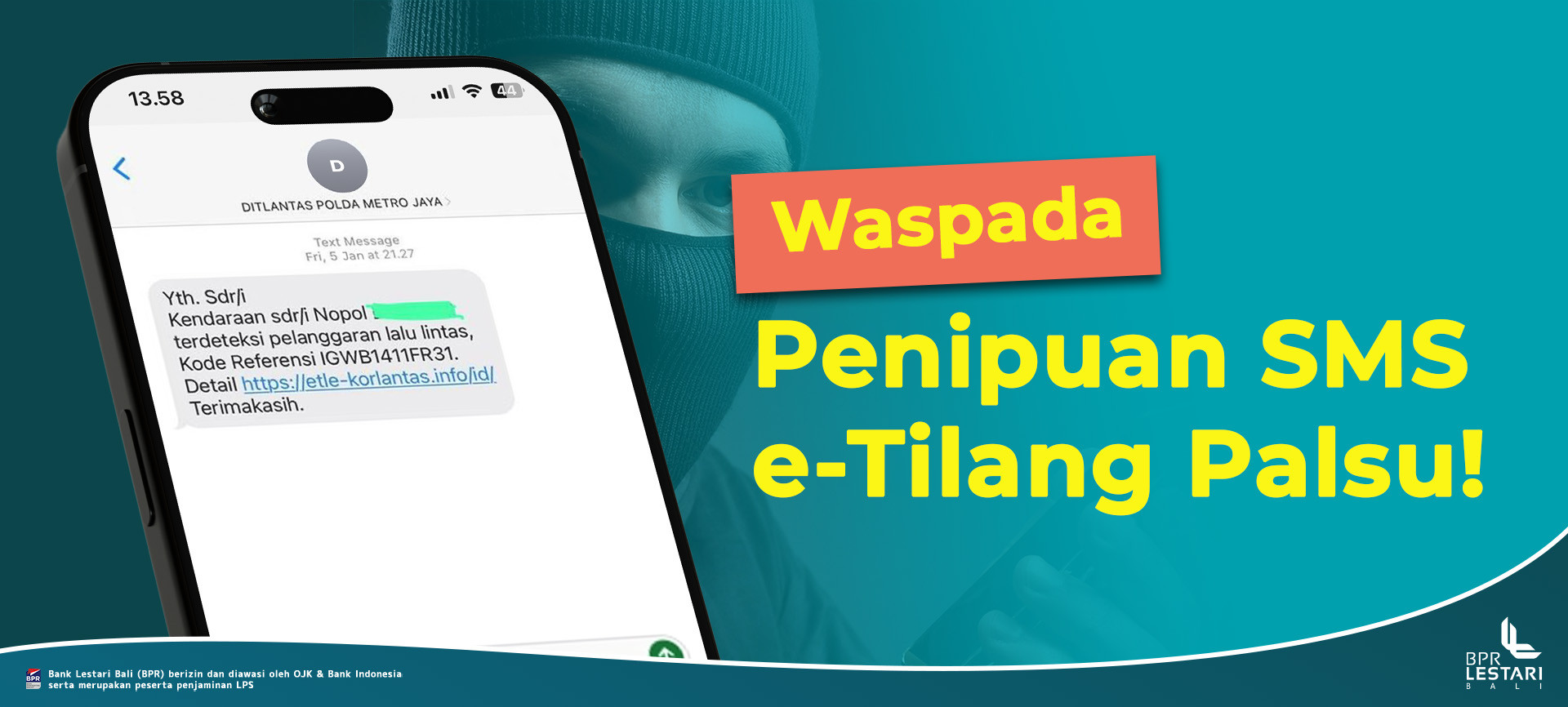 Awas Modus SMS e-Tilang Palsu! Sekali Klik, Saldo Bisa Lenyap